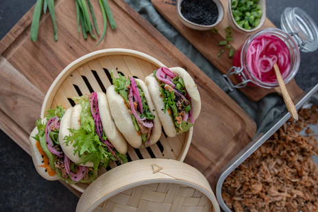 Bao Bun med Pulled Pork